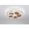 Trio lights Mandala ceiling light LED grey, 1-light source, Remote control