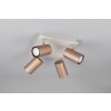 Trio lights Marley ceiling spotlight brown, 4-light sources