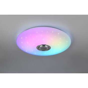 Reality lights Musica ceiling light LED white, 1-light source, Remote control, Colour changer