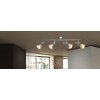Globo HERNAN ceiling spotlight grey, silver, 4-light sources