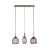 Trio lights SORAYA pendant light antique brass, 3-light sources