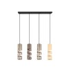 Trio lights Stream pendant light colourful, 4-light sources