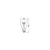 Osram lights E27 5.9 Watt warm white 600 Lumen