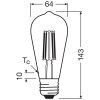Osram lights E27 5 Watt warm white 1055 Lumen