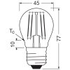 Osram lights E27 1.2 Watt warm white 255 Lumen