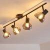 Ceiling Light Tyksov black, 4-light sources