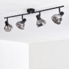 Ceiling Light Tyksov black, 4-light sources