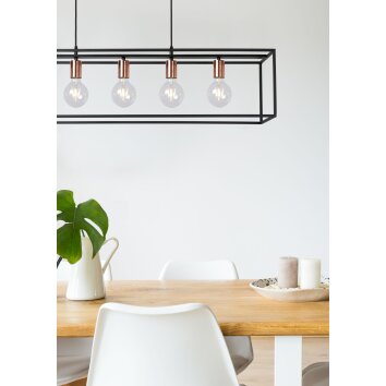 Lucide ARTHUR Pendant Light black, 5-light sources
