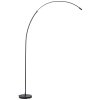 Brilliant lights Bow floor lamp, Arch lamps LED black, 1-light source