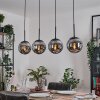 Gastor hanging light, globe light, pendant light Smoke-coloured, 4-light sources