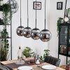 Gastor hanging light, globe light, pendant light Smoke-coloured, 4-light sources