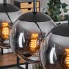 Gastor hanging light, globe light, pendant light Smoke-coloured, 4-light sources
