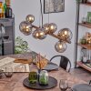 Chehalis globe light, pendant light Smoke-coloured, 10-light sources