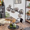 Chehalis globe light, pendant light Smoke-coloured, 10-light sources
