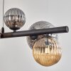 Chehalis hanging light, globe light, pendant light Amber, Smoke-coloured, 8-light sources