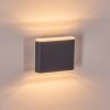 Paranhas outdoor wall light, bathroom light, Up & Down Light, wall light anthracite, 1-light source