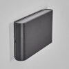 Gamas outdoor wall light, bathroom light, Up & Down Light, wall light anthracite, 1-light source