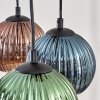 Koyoto hanging light, globe light, pendant light Ecru, black, 3-light sources