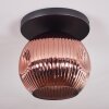 Ripoll ceiling light, globe light coppery, 1-light source