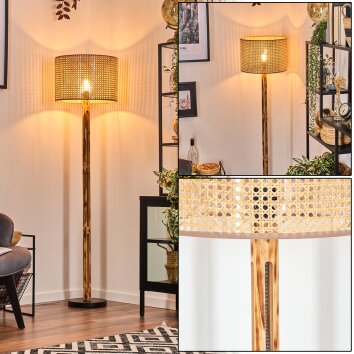 Barcos floor lamp Ecru, black, 1-light source