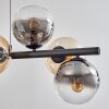 Gastor hanging light, globe light, pendant light Amber, clear, Smoke-coloured, 8-light sources