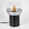 Koyoto globe light, desk lamp, table lamp clear, Smoke-coloured, 1-light source