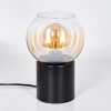 Koyoto globe light, desk lamp, table lamp Amber, clear, 1-light source