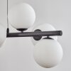 Koyoto hanging light, globe light, pendant light white, 8-light sources