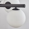 Koyoto hanging light, globe light, pendant light white, 8-light sources