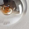 Gastor ceiling light, globe light clear, Smoke-coloured, 5-light sources