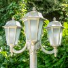 NATAL FROST Lamp Post gold, white, 3-light sources