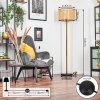 Ramila floor lamp Ecru, black, 1-light source