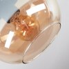 Apedo ceiling light, globe light Amber, 1-light source