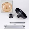 Apedo ceiling light, globe light Amber, 1-light source