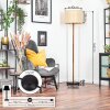 Sabadim floor lamp Ecru, black, 1-light source
