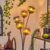Koyoto floor lamp blue, green, coppery, 5-light sources