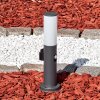 Caserta outdoor socket, pedestal light, path light anthracite, 1-light source
