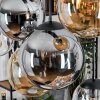 Gastor hanging light, globe light, pendant light Amber, clear, Smoke-coloured, 8-light sources