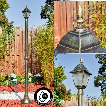 Naofe&#x20;lamp&#x20;post,&#x20;path&#x20;light&#x20;gold,&#x20;black,&#x20;1-light&#x20;source