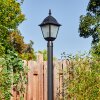 Naofe lamp post, path light black, 1-light source