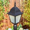 Naofe lamp post, path light black, 1-light source