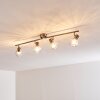 PARADO Ceiling light matt nickel, 4-light sources