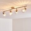 PARADO Ceiling light matt nickel, 4-light sources