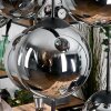 Gastor hanging light, globe light, pendant light Smoke-coloured, 8-light sources