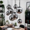 Gastor hanging light, globe light, pendant light Smoke-coloured, 8-light sources