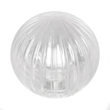 Glass lamp shade  Chehalis replacement glass, spare part 10 cm clear