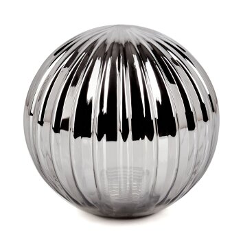 Lamp shade made of glass  Chehalis replacement glass, spare part 10 cm Smoke-coloured