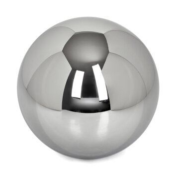 Chehalis replacement glass, spare part 15 cm chrome, Smoke-coloured