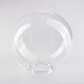 Glass lampshade  Gastor replacement glass, spare part 15 cm clear