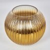 Glass lampshade  Koyoto replacement glass, spare part 20 cm gold, clear